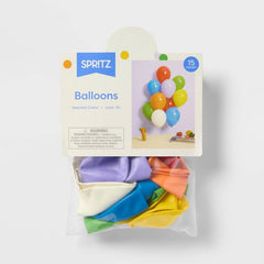 15ct Color Mix Balloons - Spritz™