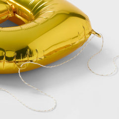 Gold Happy Birthday Foil Balloon Banner - Spritz™