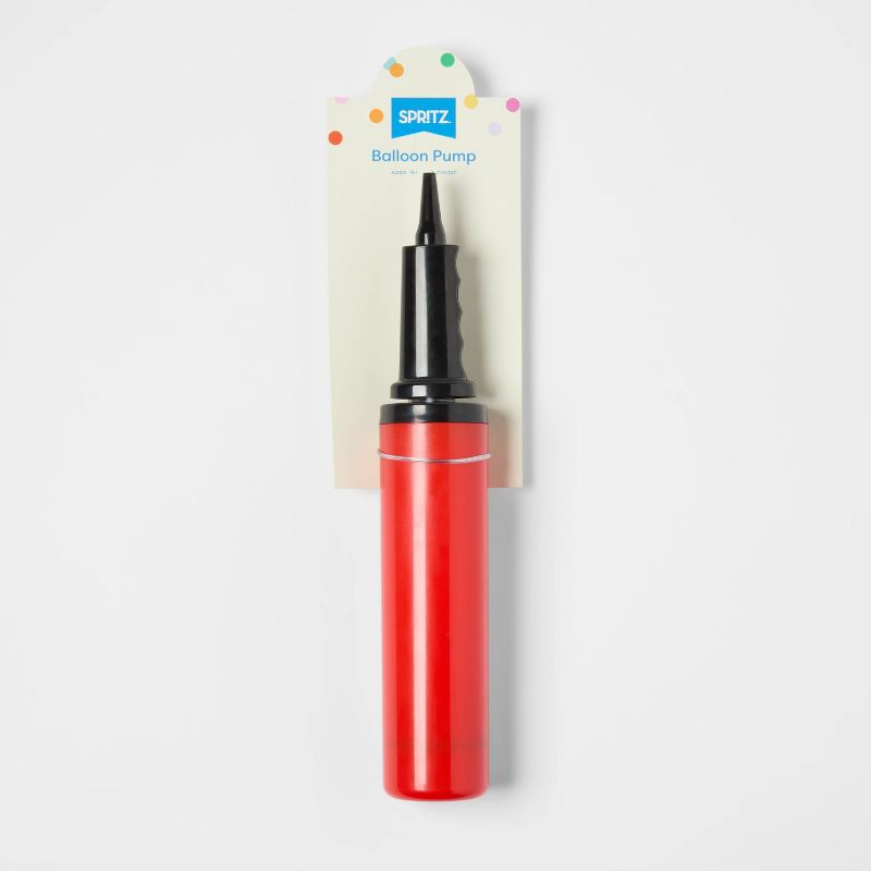 Manual Balloon Pump - Spritz™: Hand Pump for Balloons, Multicolor, Kids & Teens, Birthday Accessory